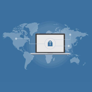 vpn world map pc security